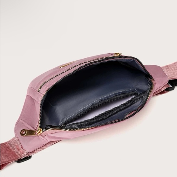 Oxford cloth Fanny pack/crossbody bag pink - Picture 10 of 10